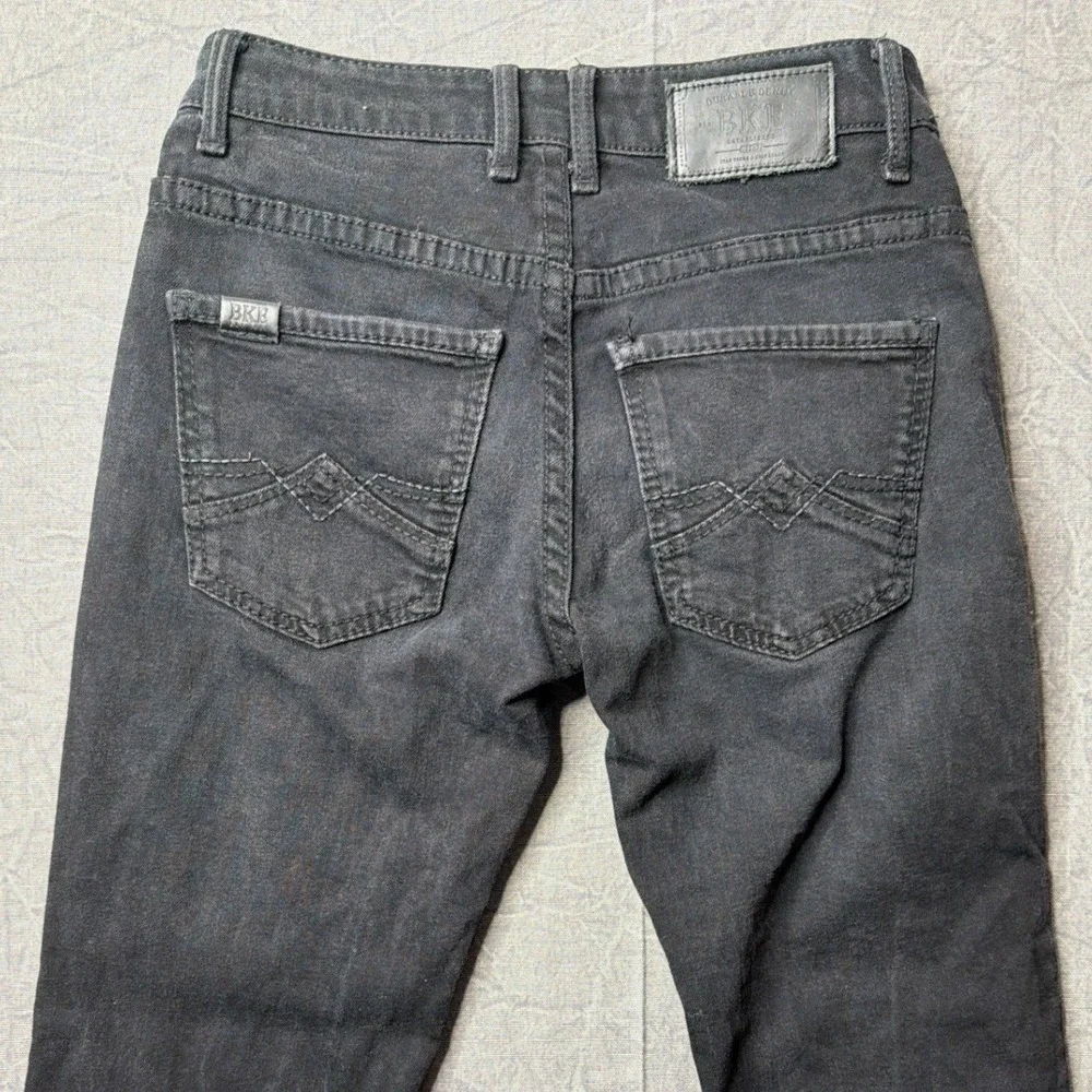 BKE Jeans Mens 28x30 Aiden Slim Black Stretch GBP21452 Denim Pants